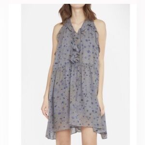 IRO floral dress with slip size 34